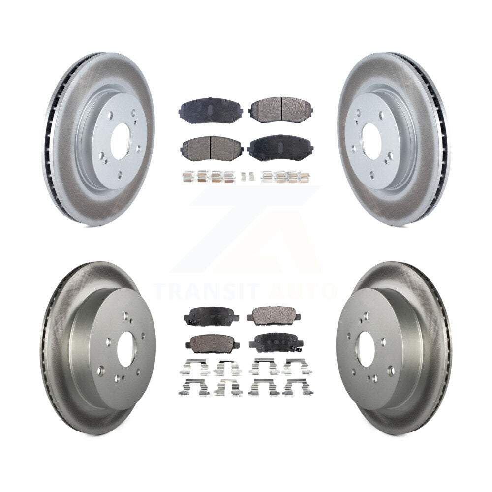 Transit Auto KGT-101050 Disc Brake Kit for 2009-2013 Suzuki Grand Vitara - Front and Rear