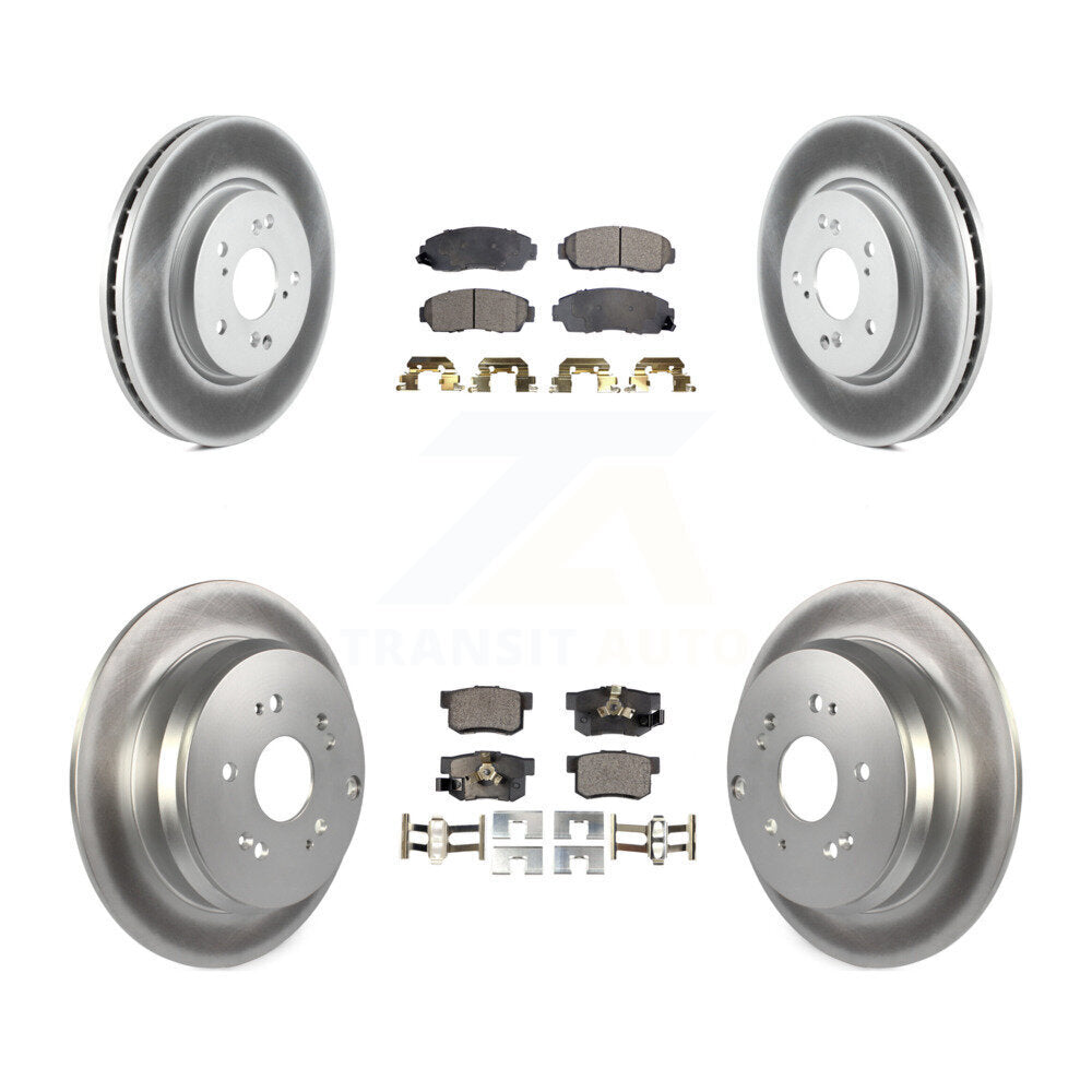 Transit Auto KGT-101051 Disc Brake Kit for 2007-2012 Acura RDX, Honda CR-V - Front and Rear