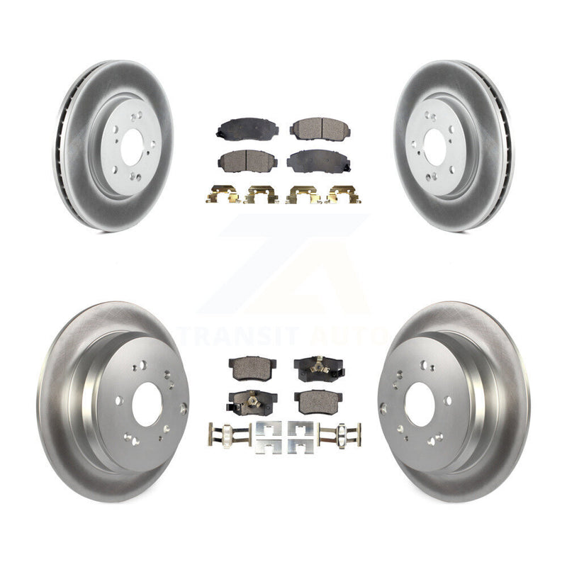 Transit Auto KGT-101051 Disc Brake Kit for 2007-2012 Acura RDX, Honda CR-V - Front and Rear