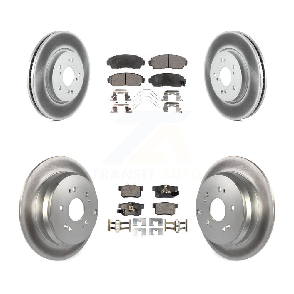 Transit Auto KGT-101054 Disc Brake Kit for 2012-2016 Honda CR-V - Front and Rear