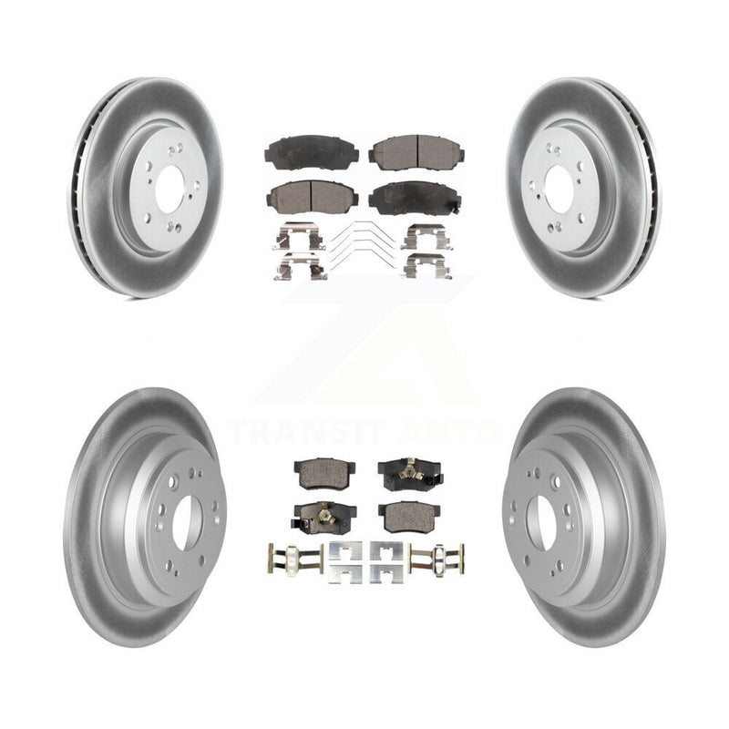 Transit Auto KGT-101055 Disc Brake Kit for 2011-2015 Honda Crosstour, Honda Accord Crosstour - Front and Rear