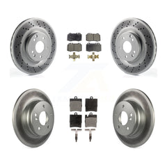 Transit Auto KGT-101056 Disc Brake Kit for 2003-2006 Mercedes-Benz SLK350, Mercedes-Benz C230, Mercedes-Benz C320 - Front and Rear