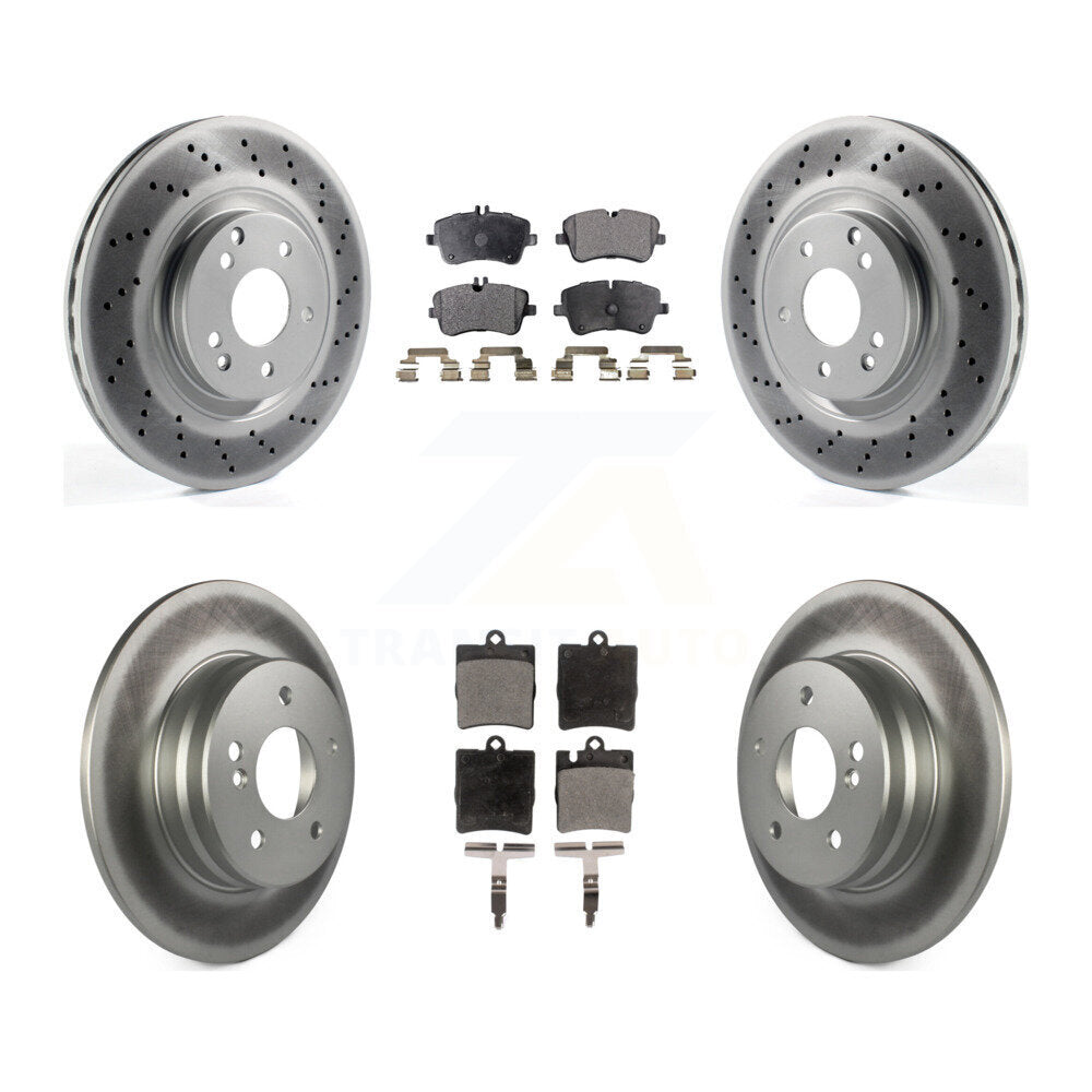 Transit Auto KGT-101058 Disc Brake Kit for 2004 Mercedes-Benz C320 - Front and Rear