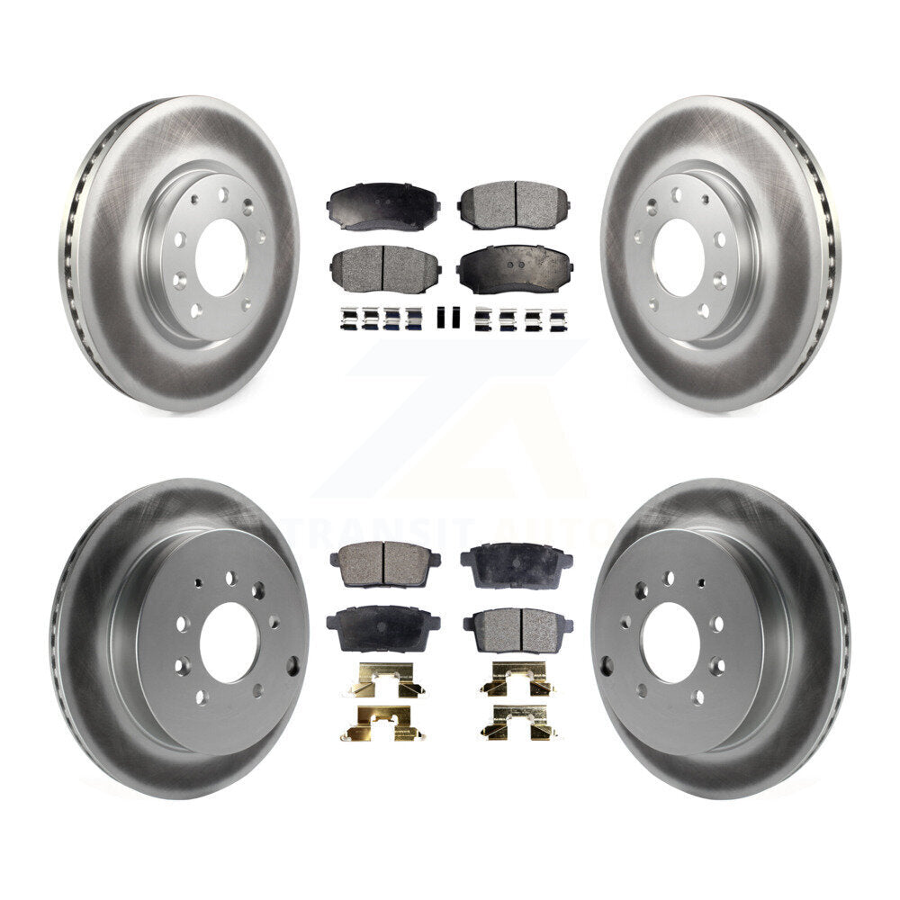 Transit Auto KGT-101059 Disc Brake Kit for 2007-2012 Ford Edge, Lincoln MKX, Mazda CX-7 - Front and Rear