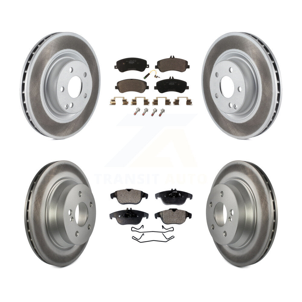 Transit Auto KGT-101063 Disc Brake Kit for 2010-2015 Mercedes-Benz GLK250, Mercedes-Benz GLK350 - Front and Rear