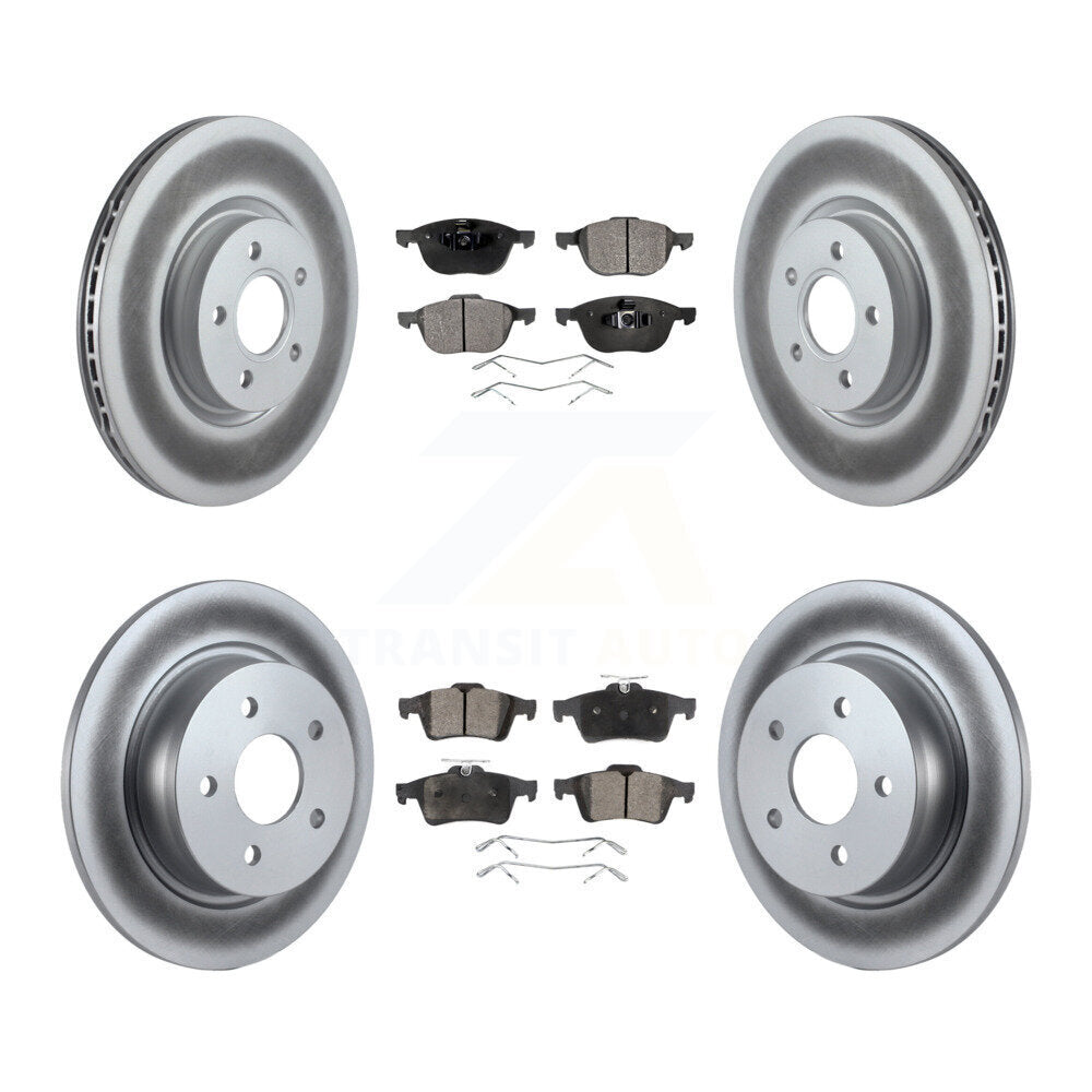 Transit Auto KGT-101065 Disc Brake Kit for 2014 Ford Transit Connect - Front and Rear