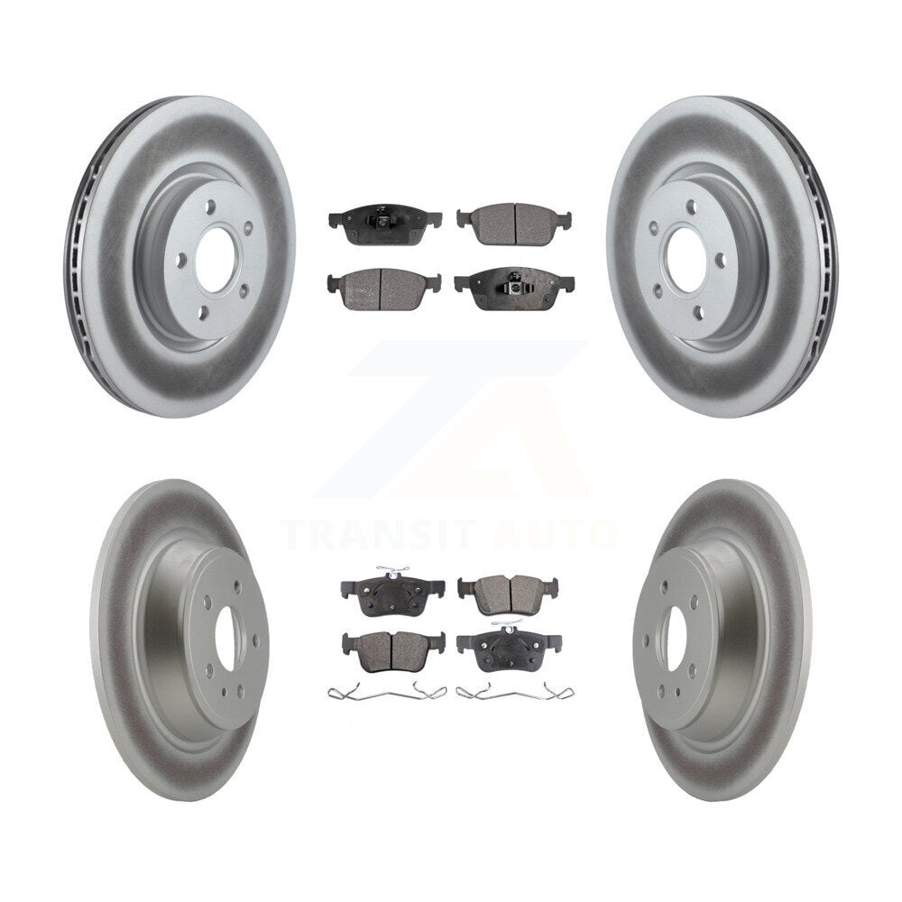 Transit Auto KGT-101067 Disc Brake Kit for 2017-2019 Lincoln MKC, Ford Escape - Front and Rear