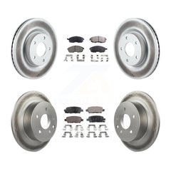 Transit Auto KGT-101070 Disc Brake Kit for 2007-2013 Nissan Altima - Front and Rear
