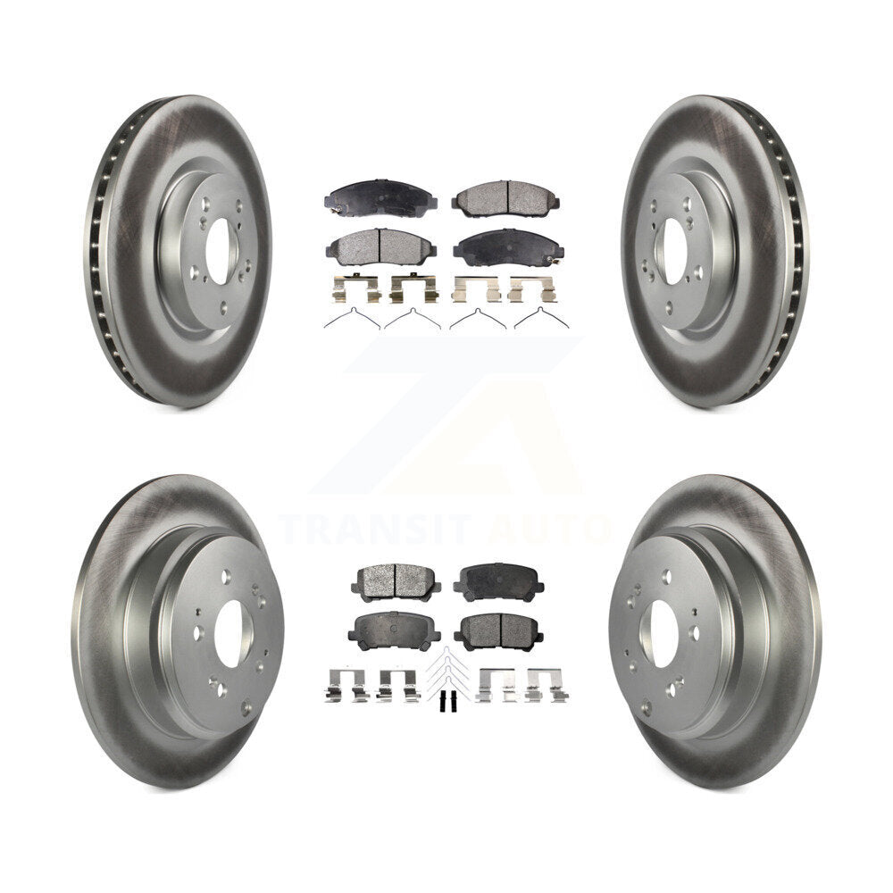 Transit Auto KGT-101071 Disc Brake Kit for 2007-2015 Acura ZDX, Honda Pilot, Acura MDX - Front and Rear