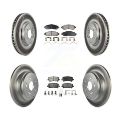 Transit Auto KGT-101071 Disc Brake Kit for 2007-2015 Acura ZDX, Honda Pilot, Acura MDX - Front and Rear