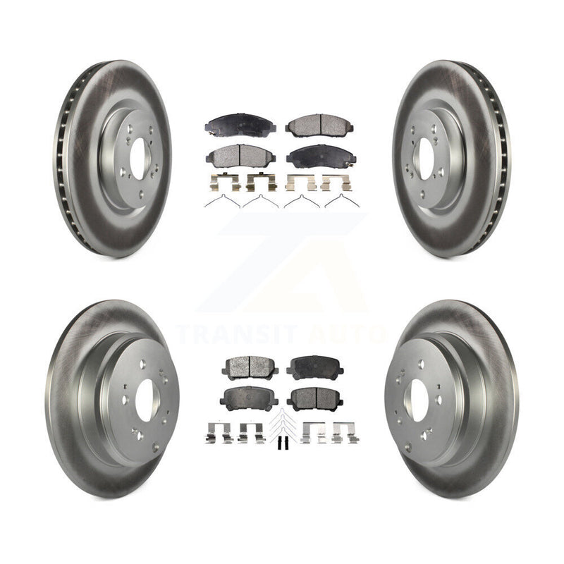 Transit Auto KGT-101071 Disc Brake Kit for 2007-2015 Acura ZDX, Honda Pilot, Acura MDX - Front and Rear