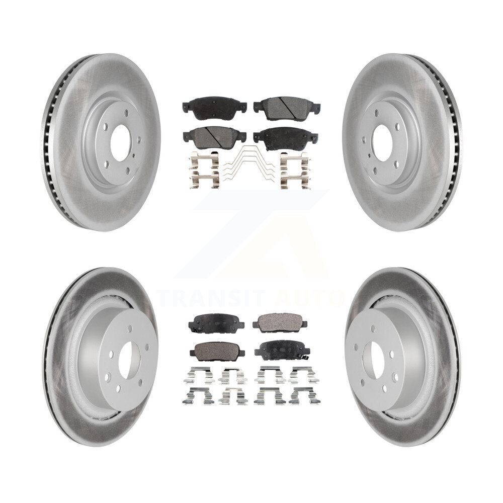 Transit Auto KGT-101073 Disc Brake Kit for 2007-2015 INFINITI Q60, INFINITI G35 - Front and Rear