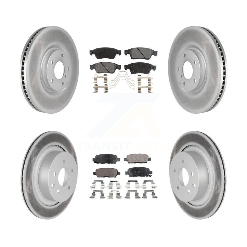 Transit Auto KGT-101073 Disc Brake Kit for 2007-2015 INFINITI Q60, INFINITI G35 - Front and Rear