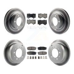 Transit Auto KGT-101076 Disc Brake Kit for 2007-2022 Toyota Land Cruiser, Lexus LX570 and More - Front and Rear