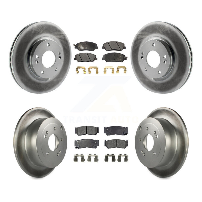 Transit Auto KGT-101081 Disc Brake Kit for 2007-2009 Hyundai Santa Fe - Front and Rear