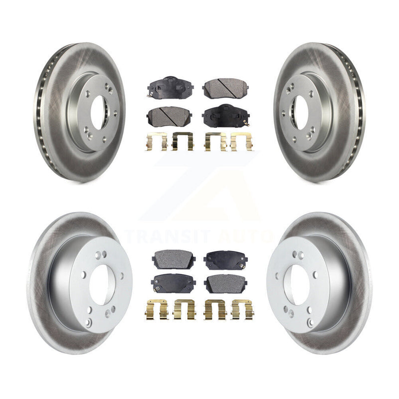 Transit Auto KGT-101082 Disc Brake Kit for 2007-2009 Kia Rondo - Front and Rear