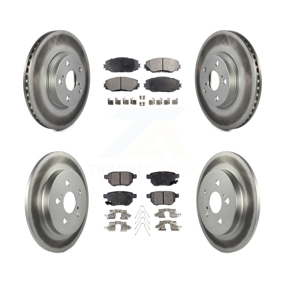 Transit Auto KGT-101092 Disc Brake Kit for 2009-2019 Toyota Corolla, Toyota Matrix, Pontiac Vibe - Front and Rear