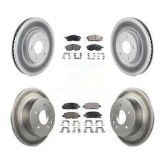 Transit Auto KGT-101103 Disc Brake Kit for 2007-2012 Nissan Sentra - Front and Rear