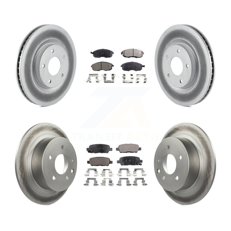 Transit Auto KGT-101103 Disc Brake Kit for 2007-2012 Nissan Sentra - Front and Rear