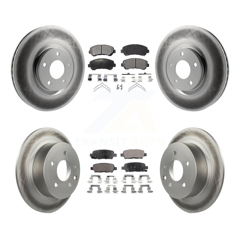 Transit Auto KGT-101104 Disc Brake Kit for 2007-2012 Nissan Sentra - Front and Rear
