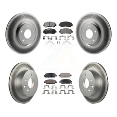 Transit Auto KGT-101105 Disc Brake Kit for 2014-2017 Nissan Juke - Front and Rear