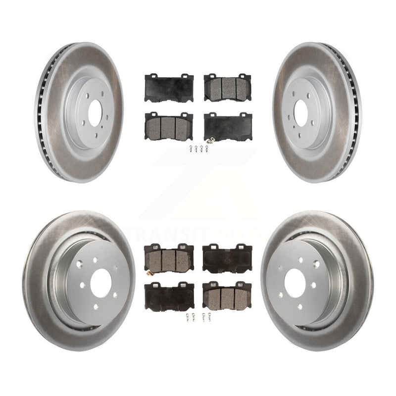 Transit Auto KGT-101123 Disc Brake Kit for 2009-2013 INFINITI FX50 - Front and Rear