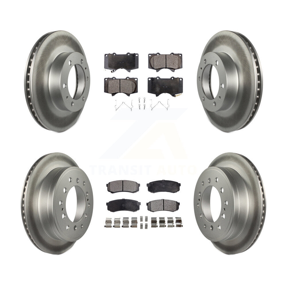Transit Auto KGT-101128 Disc Brake Kit for 2010-2014 Toyota FJ Cruiser - Front and Rear