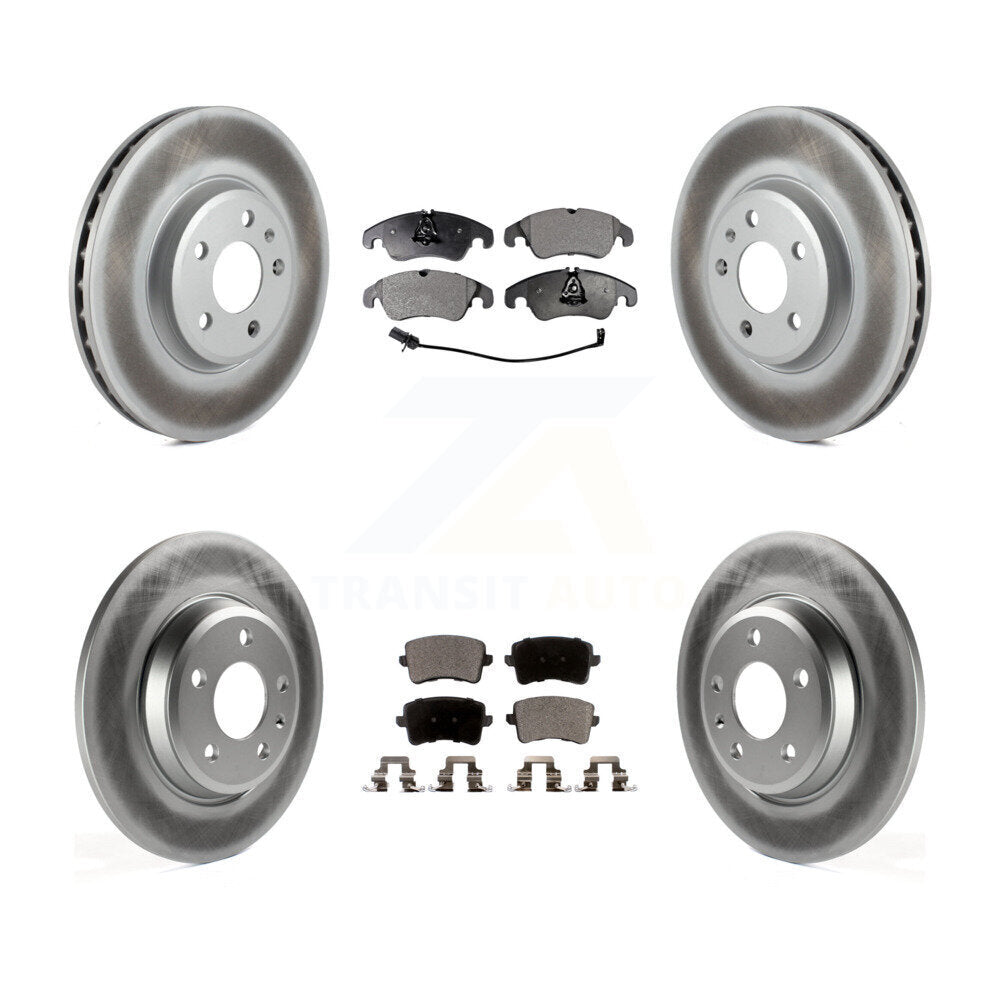 Transit Auto KGT-101135 Disc Brake Kit for 2008-2011 Audi A5, Audi A5 Quattro and More - Front and Rear