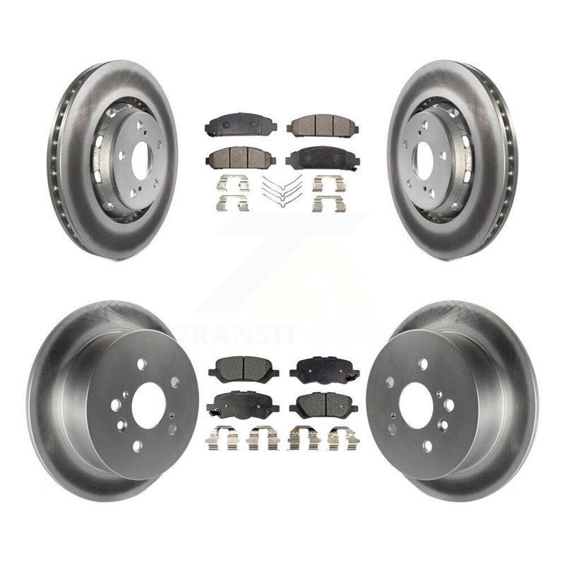 Transit Auto KGT-101143 Disc Brake Kit for 2009-2016 Toyota Venza - Front and Rear