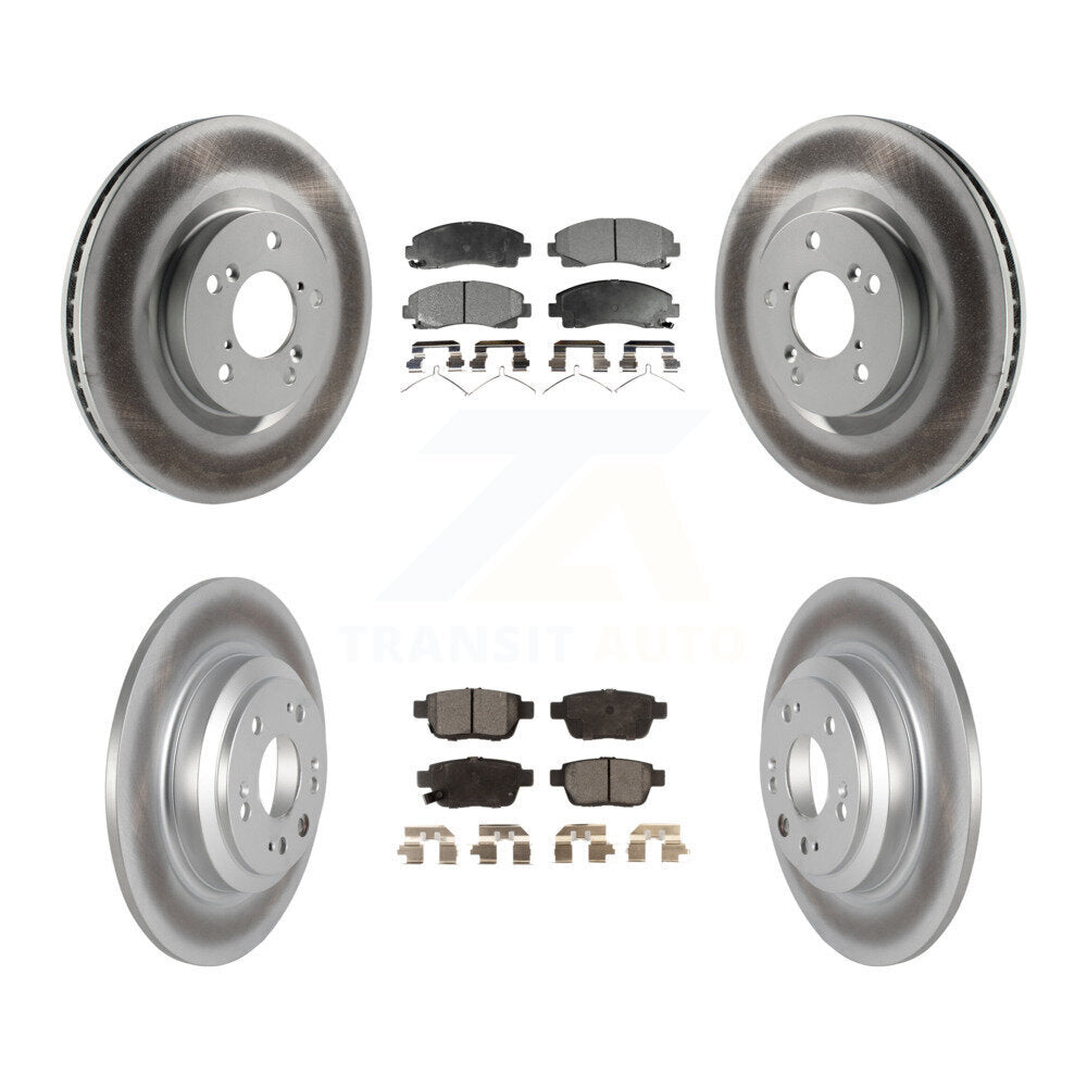 Transit Auto KGT-101145 Disc Brake Kit for 2009-2014 Acura TL - Front and Rear