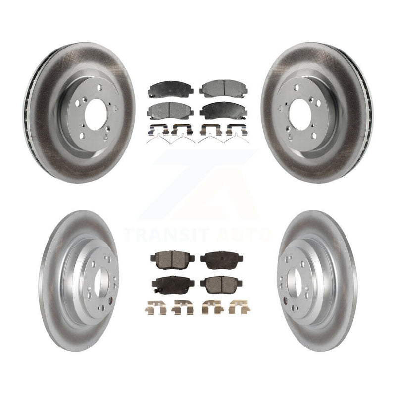 Transit Auto KGT-101145 Disc Brake Kit for 2009-2014 Acura TL - Front and Rear