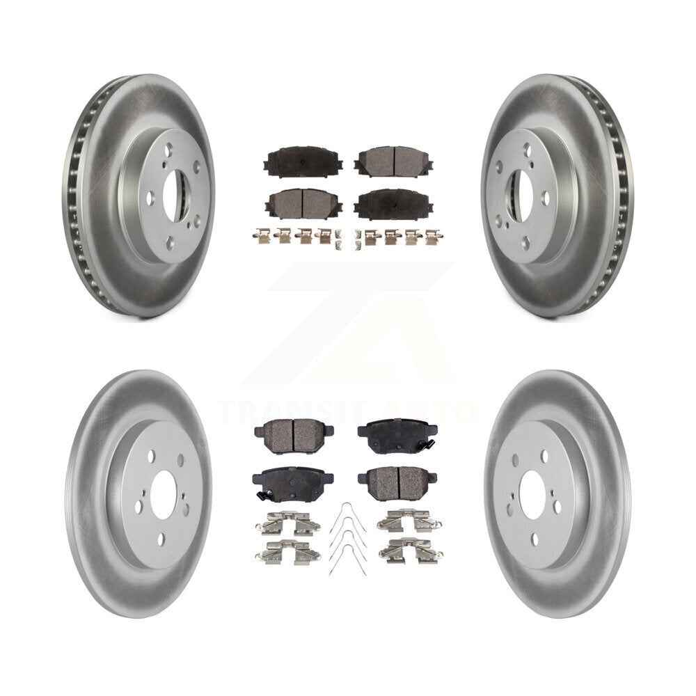Transit Auto KGT-101148 Disc Brake Kit for 2011-2017 Lexus CT200h - Front and Rear