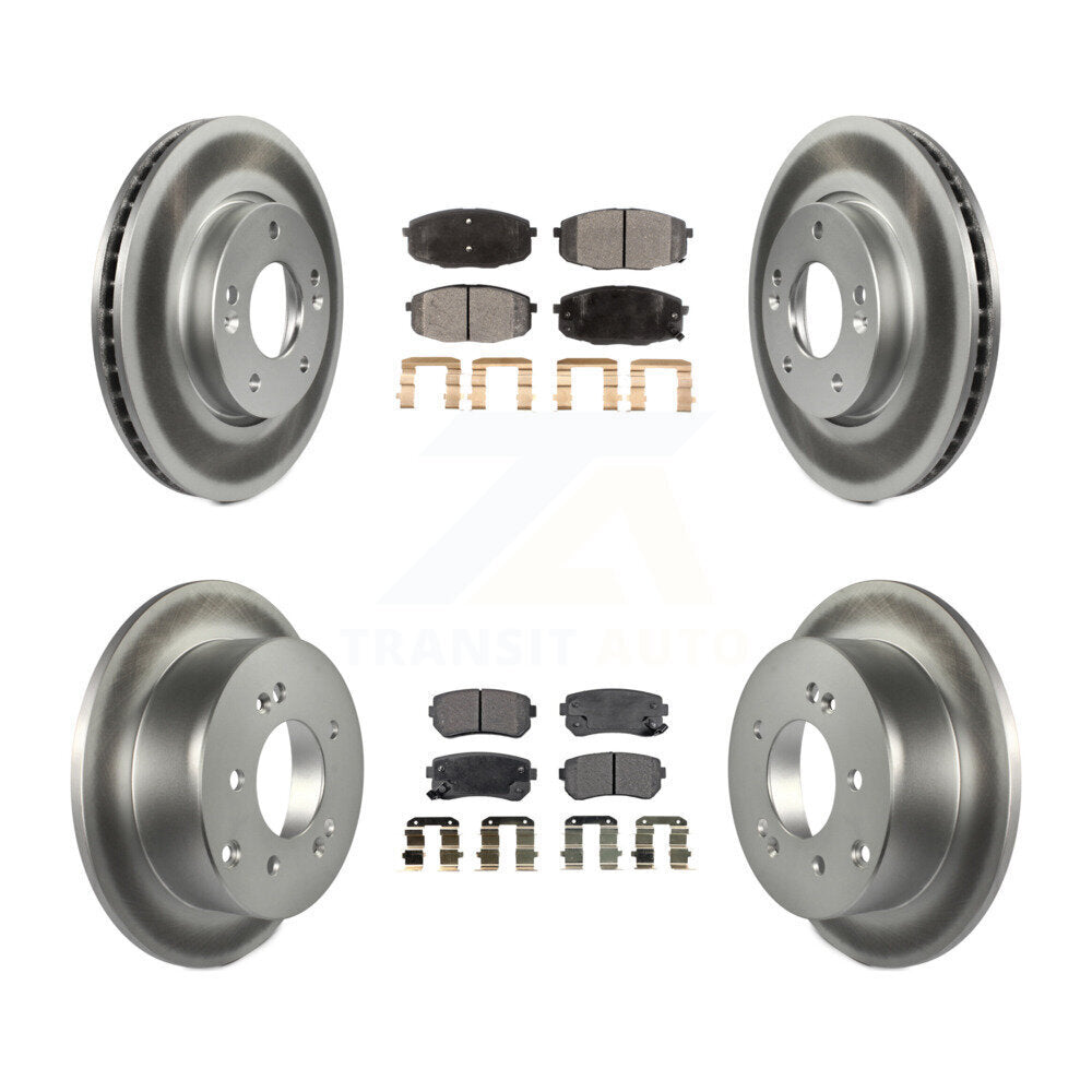Transit Auto KGT-101149 Disc Brake Kit for 2010-2013 Kia Forte5, Kia Forte, Kia Forte Koup - Front and Rear