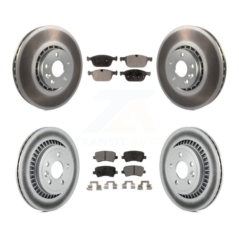 Transit Auto KGT-101154 Disc Brake Kit for 2010-2015 Volvo XC60 - Front and Rear