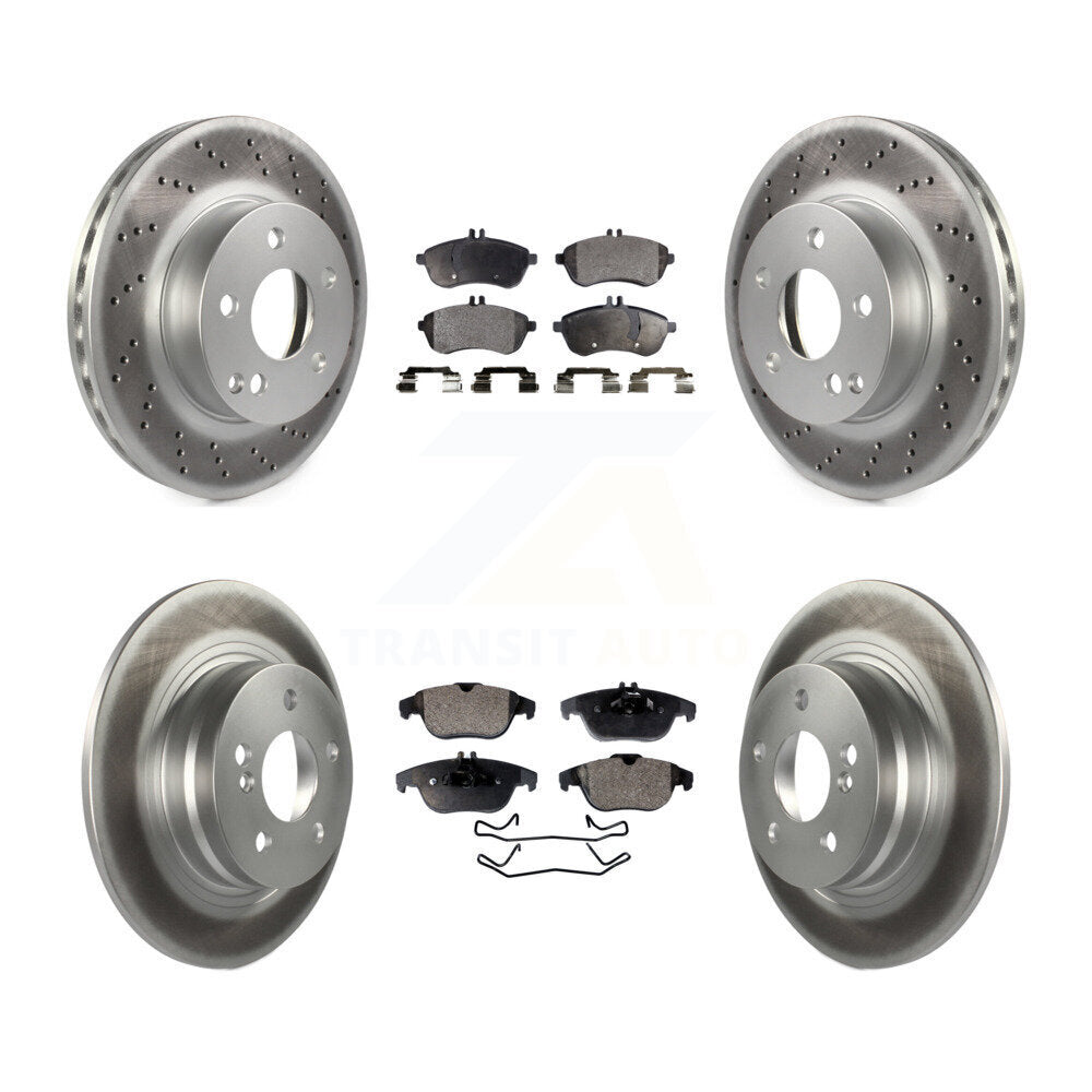 Transit Auto KGT-101161 Disc Brake Kit for 2008-2011 Mercedes-Benz C250, Mercedes-Benz C230 - Front and Rear