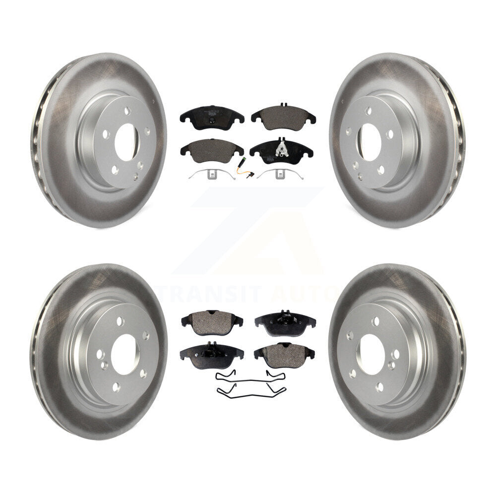 Transit Auto KGT-101166 Disc Brake Kit for 2008-2015 Mercedes-Benz C300, Mercedes-Benz E350, Mercedes-Benz C350 - Front and Rear