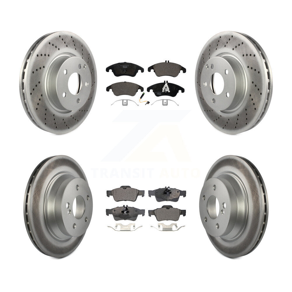 Transit Auto KGT-101167 Disc Brake Kit for 2011-2016 Mercedes-Benz E350, Mercedes-Benz E400 - Front and Rear
