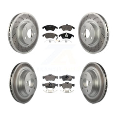Transit Auto KGT-101167 Disc Brake Kit for 2011-2016 Mercedes-Benz E350, Mercedes-Benz E400 - Front and Rear