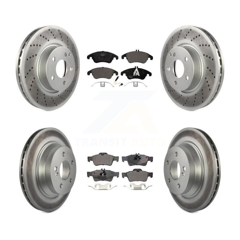 Transit Auto KGT-101167 Disc Brake Kit for 2011-2016 Mercedes-Benz E350, Mercedes-Benz E400 - Front and Rear