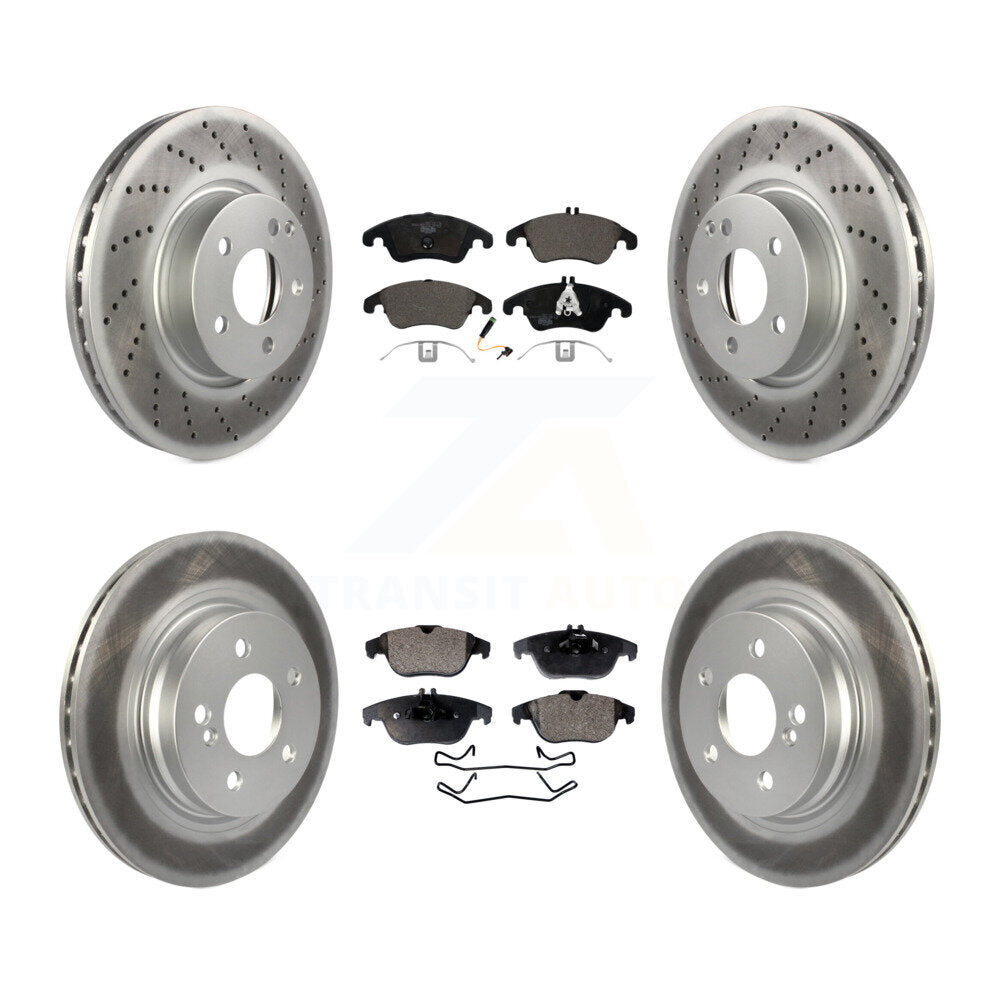Transit Auto KGT-101168 Disc Brake Kit for 2008-2015 Mercedes-Benz C300, Mercedes-Benz E350, Mercedes-Benz C350 - Front and Rear