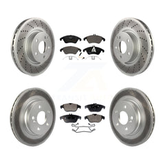 Transit Auto KGT-101168 Disc Brake Kit for 2008-2015 Mercedes-Benz C300, Mercedes-Benz E350, Mercedes-Benz C350 - Front and Rear