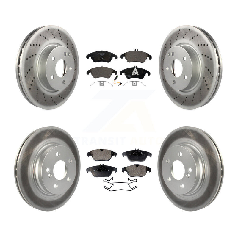 Transit Auto KGT-101168 Disc Brake Kit for 2008-2015 Mercedes-Benz C300, Mercedes-Benz E350, Mercedes-Benz C350 - Front and Rear