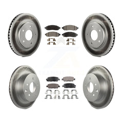 Transit Auto KGT-101173 Disc Brake Kit for 2011-2014 Nissan LEAF - Front and Rear