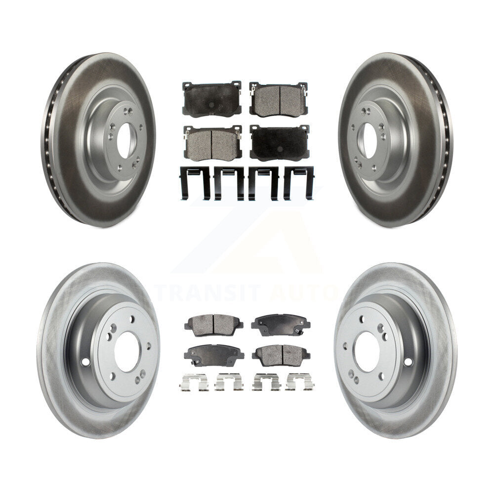 Transit Auto KGT-101175 Disc Brake Kit for 2015-2017 Genesis G80, Kia K900, Hyundai Genesis - Front and Rear