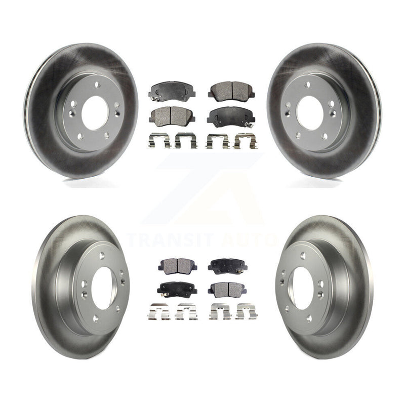 Transit Auto KGT-101177 Disc Brake Kit for 2011-2016 Hyundai Elantra GT, Kia Forte and More - Front and Rear