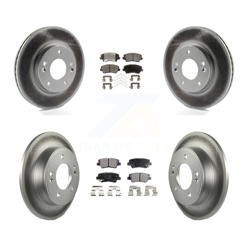 Transit Auto KGT-101178 Disc Brake Kit for 2016-2017 Kia Forte Koup, Hyundai Elantra GT - Front and Rear