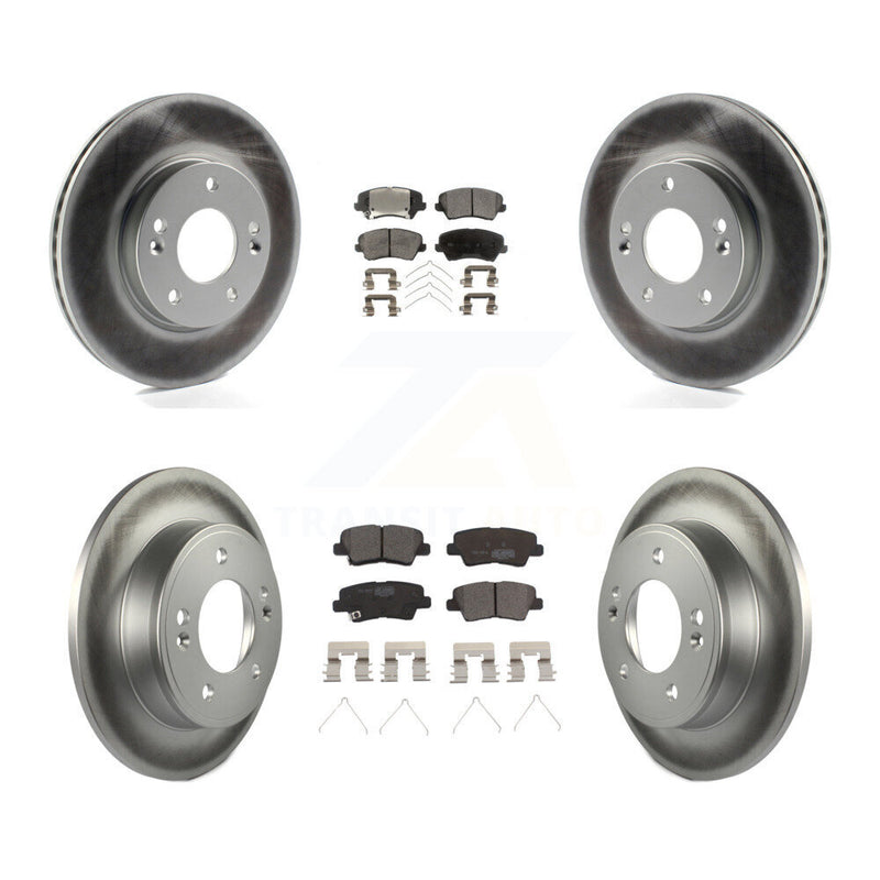 Transit Auto KGT-101179 Disc Brake Kit for 2016-2018 Hyundai Elantra GT, Kia Forte and More - Front and Rear
