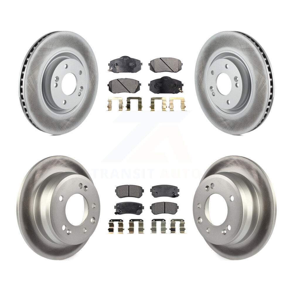 Transit Auto KGT-101183 Disc Brake Kit for 2015 Hyundai Tucson - Front and Rear