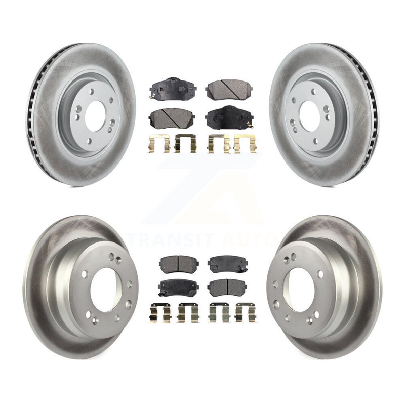 Transit Auto KGT-101183 Disc Brake Kit for 2015 Hyundai Tucson - Front and Rear