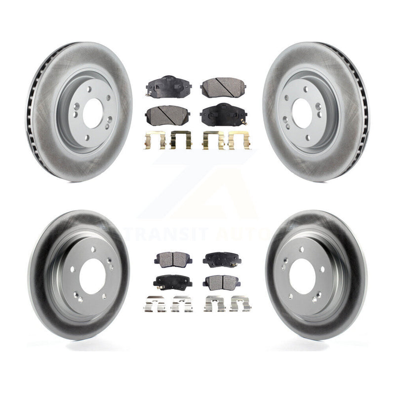 Transit Auto KGT-101184 Disc Brake Kit for 2014-2016 Hyundai Sonata, Kia Cadenza - Front and Rear